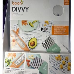 Boon Divvy Baby Solids Starter Kit 6 Months - Brand New (Torn Box, Unopened)